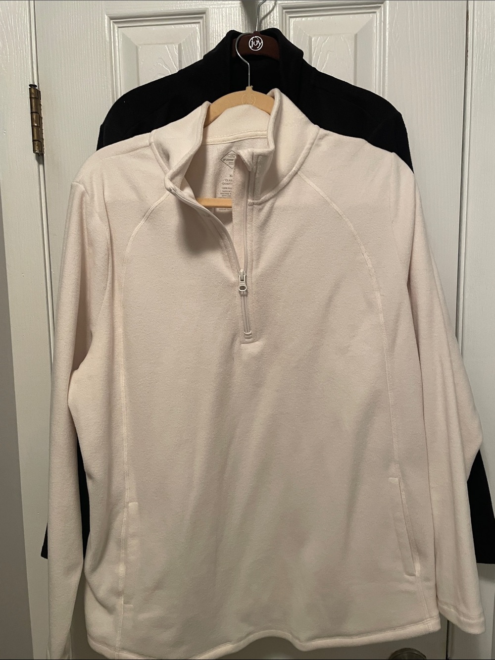 2 women’s extra large quarter zip by St. John’s Bay black and white you’re getti